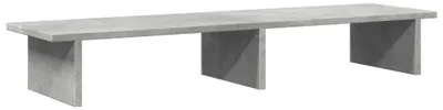 Obrázok produktu pre vidaXL Stojan na monitor betón sivý 100x27x15 cm materiál na báze dreva