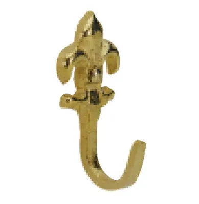 Produktbild von Hettich Zierhaken 42 x 20 x 20 mm Zinkdruckguss antik gold - 2 Stück