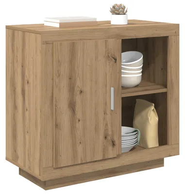 Zdjęcie produktu dla Komoda vidaXL Artisan – dąb, 80 x 40 x 75 cm, materiał drewnopochodny