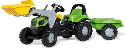 Immagine prodotto di Rolly Toys Trettraktor Deutz-Fahr 5115 G TB mit Anhönger + Frontlader, grön