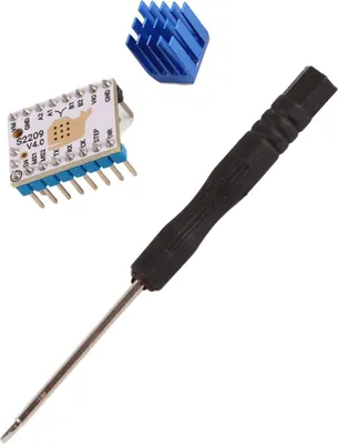 Imagen del producto de Controlador de motor compatible con TMC2209, un driver de paso ultrasilencioso con disipador de calor para impresora 3D