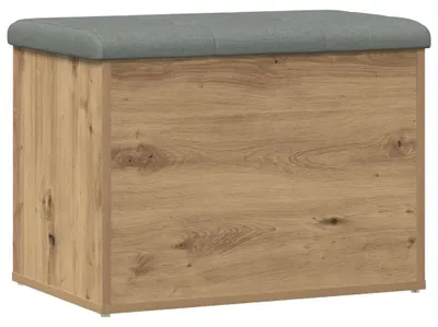 Obrázok produktu pre vidaXL Lavica s úložným priestorom Artisan dub 62x42x45 cm Materiál na báze dreva