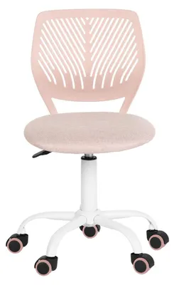 Obrázok produktu pre Elzusha – Ergonomická kancelárska stolička, nastaviteľná, otočná, ružová, pre domáce alebo kancelárske použitie
