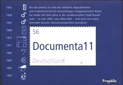 Produktbild von Briefmarken BRD (BR.Deutschland) 2002 Mi Block58 (kompl.Ausg.) gestempelt 11. documenta