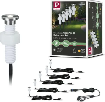 Obrázek produktu pro Paulmann Plug & Shine LED Bodeneinbauleuchte MicroPen II Erweiterungsset