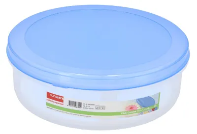 Produktbild von Sunware Kuchendose Club Cuisine mit Lift transparent blau 35x35x12 cm