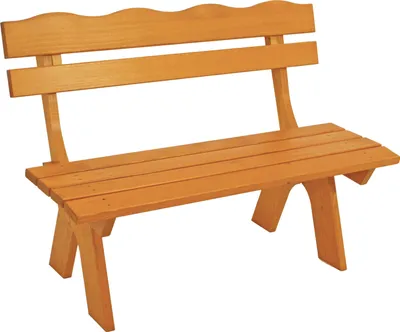 Produktbild von DEGAMO Gartenbank Holzbank Parkbank FREITAL 2-sitzer 120cm, Holz Kiefer massiv