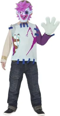 Produktbild von Moshi Monsters Zommer Kinderkostüm für Jungen Größe L mit Maske - Halloween und Karneval