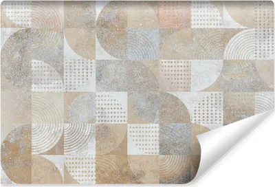 Produktbild von Muralo Vlies Fototapete GEOMETRISCHE MUSTER Beton Abstraktion für Wohnzimmer Br. 416cm x Hö. 254cm