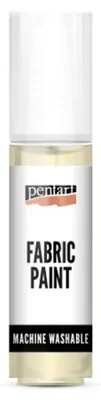 Produktbild von PENTART-Farbe für helle und dunkle Textilien, 20 ml, VANILLE
