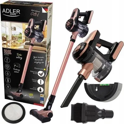 Produktbild von Adler AD 7044, 2-in-1-Stabstaubsauger, Beutellos, Kupfer, Trocken, Akku, 250 W