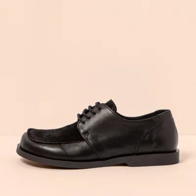 Produktbild von El Naturalista Schuhe Damen N5876P SOFT NAPPA-POTRO BLACK / ARENISCA Farbe Schwarz