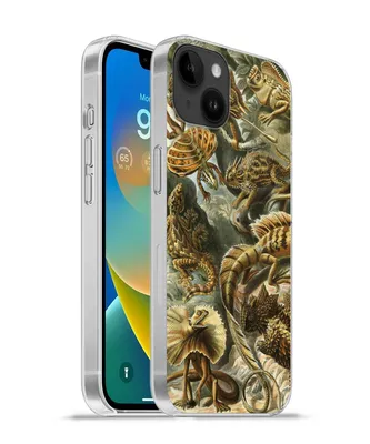 Produktbild von MuchoWow® Handyhülle Schutzhülle Hülle für Apple iPhone 14 Plus - Soft case Lacertilia - Alte Meister - Kunst Silikon Softcase Handy Hülle - Abbildung