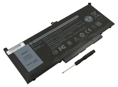 Produktbild von Akku für Dell Latitude ersetzt 0DM3WC, 0F3YGTY, 0MYJ96, 2X39G, 451-BBYE, 453-BBCF, DM3WC, F3YGT, KG7VF, MYJ96 Li-Polymer, 7,6V, 7895mAh