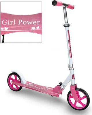 Produktbild von Jopassy Kinderroller Tretroller Cityroller Kickscooter Kinderscooter Klappbar Scooter Höhenverstellbar Rosa