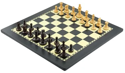 Produktbild von Classico Rosewood Chess Set 7cm + EBONY Chessboard 40x40cm