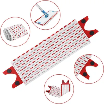 Produktbild von INF 2er-Pack Mikrofaser-Ersatzpads für Vileda Ultramax Wischmopp