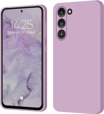 Produktbild von Hülle für Samsung Galaxy 23+ Plus Case Cover Bumper Silikon Softgrip Schutzhülle Farbe: Lila