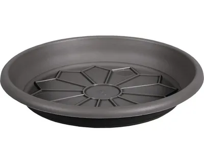 Image de Soucoupe en plastique Naxos Ø 30 cm anthracite