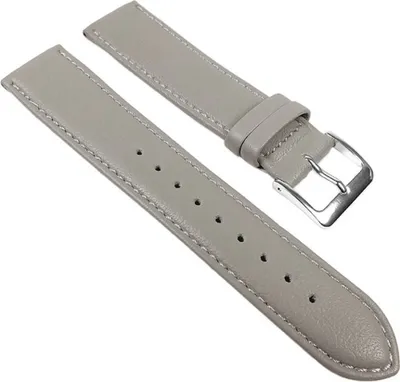 Produktbild von Graf Manufaktur Miami Ersatzband Uhrenarmband Kalbnappa Band Grau 22586S, Stegbreite:20mm