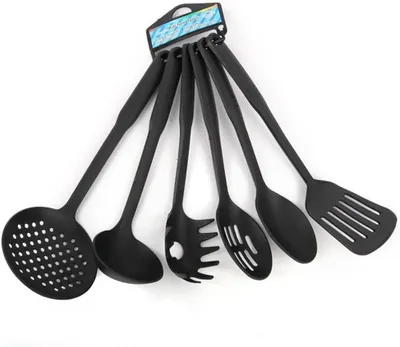 Productafbeelding van 6-delig Nylon Keukenhulpmiddelen Set 30cm met Antiaanbakfunctie