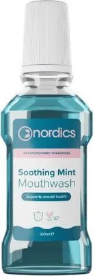 Image de Bain de bouche apaisant à la menthe fraîche Nordics 300 ml