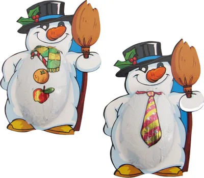 Produktbild von Storz Schneemann Mr. Freeze, lose, 750 g (60 Stk. à je 12,5 g) / Schokolade / Weihnachten / Schneemänner