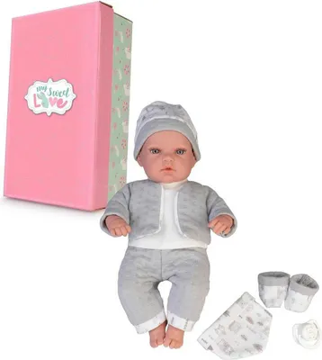 Produktbild von Famosa Elegante Weinende Babypuppe 33 Cm Rosa  Rosa One Size