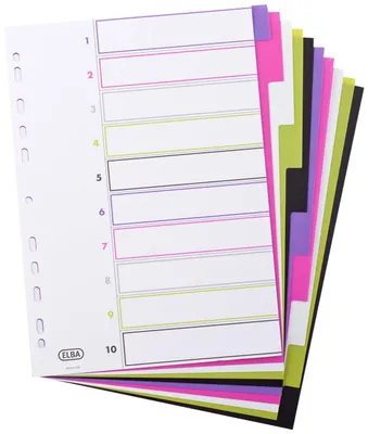 Immagine prodotto di Registro myColour A4 PP 300 my 10 fogli assortiti Confezione da 20