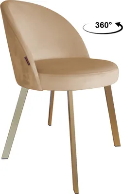 Obrázok produktu pre Otočná stolička Trix, zlatá podnož MG06
