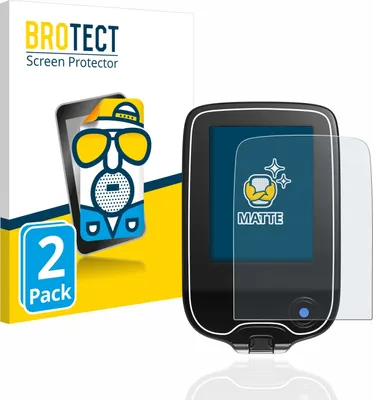 Produktbild von 2x BROTECT Schutzfolie für Freestyle Libre / 2/ 3 Displayschutz Displayschutzfolie Folie Matt Entspiegelungsfolie