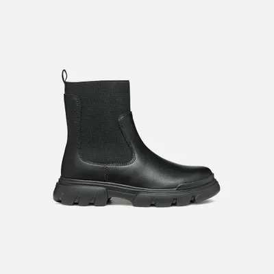 Produktbild von Geox Schwarze Mädchen-Ankle-Boots von Junette 32