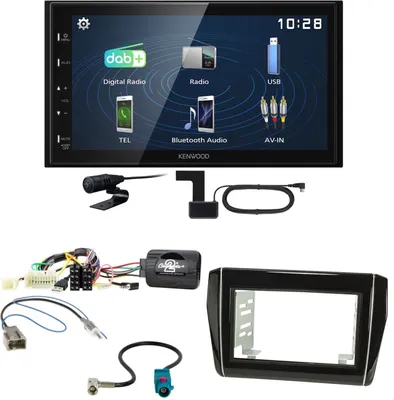 Produktbild von Kenwood DMX129DAB DAB+ Bluetooth USB Einbauset für Suzuki Swift AZ ab 2017