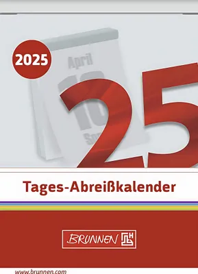 Produktbild von 2025 Brunnen Tagesabreißkalender 81x106mm Nr.5