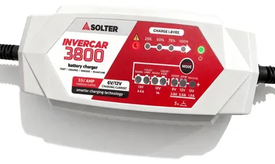 Produktbild von KANGAROO 82921 Intelligentes Batterieladegerät, 3800, 6/12 V, verschiedene Farbe
