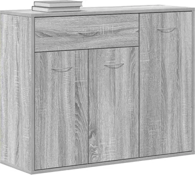 Immagine prodotto di vidaXL Credenza Grigio Sonoma 88x30x70 cm Materiale a base di legno