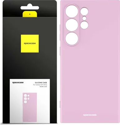 Image de Coque en silicone SPACECASE Coque en silicone pour Galaxy S24 Ultra Rose