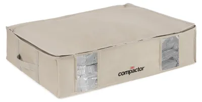 Image de COMPACTOR - Housse de rangement sous vide L - 65 x 45 x H.15.5 cm - Beige