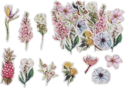 Produktbild von Washi Sticker "Blumen Pastell"