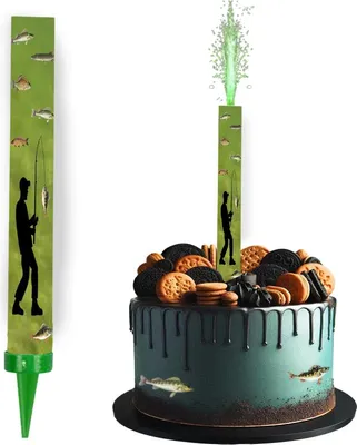 Produktbild von FISHERMAN Kuchenbrunnen Grüne Flamme 1 Stk.