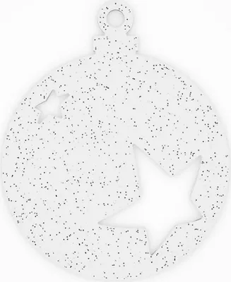 Obrázok produktu pre Koziol Virgin White X-Mas Stars vianočná dekorácia, sada 2 ks, vianočná dekorácia, vianočná figúrka, priehľadná so striebornými trblietkami, 5115611