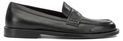 Productafbeelding van POMME D'OR zwarte leren mocassins voor dames - maat 38