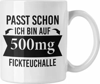 Produktbild von Trendation - Lustiger Spruch Tasse Büro Kollege Kollegin Geschenk Kaffetasse Sprüche Geschenkidee Arbeitskollege (Weiß)