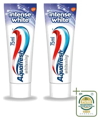 Produktbild von 2 x Aquafresh Intense White Zahncreme - 75 ml - Vorratspackung - 2 Stücke