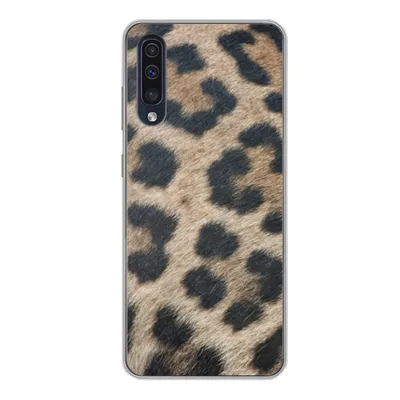 Produktbild von MuchoWow® Handyhülle Schutzhülle Hülle für Samsung Galaxy A50 Leopardenmuster Silikon Softcase Handy Hülle - Mobiltelefonhülle