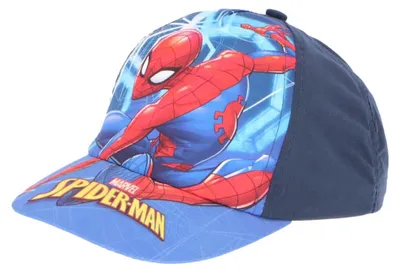Produktbild von Marvel Spiderman Kinder Baseball Kappe Basecap – Blau / 55
