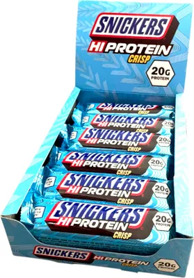 Produktbild von Snickers High Protein Crisp Bar (12x55g) Milk Chocolate