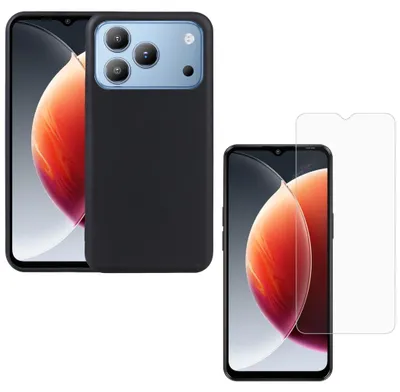 Produktbild von Handyhülle + 9H Schutzglas für Blackview WAVE 7C TPU Dünn Set 2 in 1 Bundle
