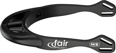 Image de Sprenger Éperons FairRider 25mm Noir Fin Arrondi Noir