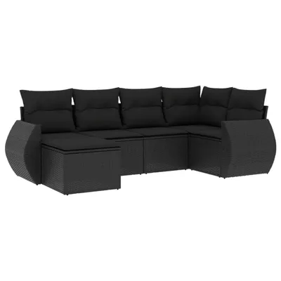 Produktbild von VidaXL 3221654, Schwarz, Rattan, Stahl, 110 kg, Erwachsene & Kinder, 550 mm, 550 mm